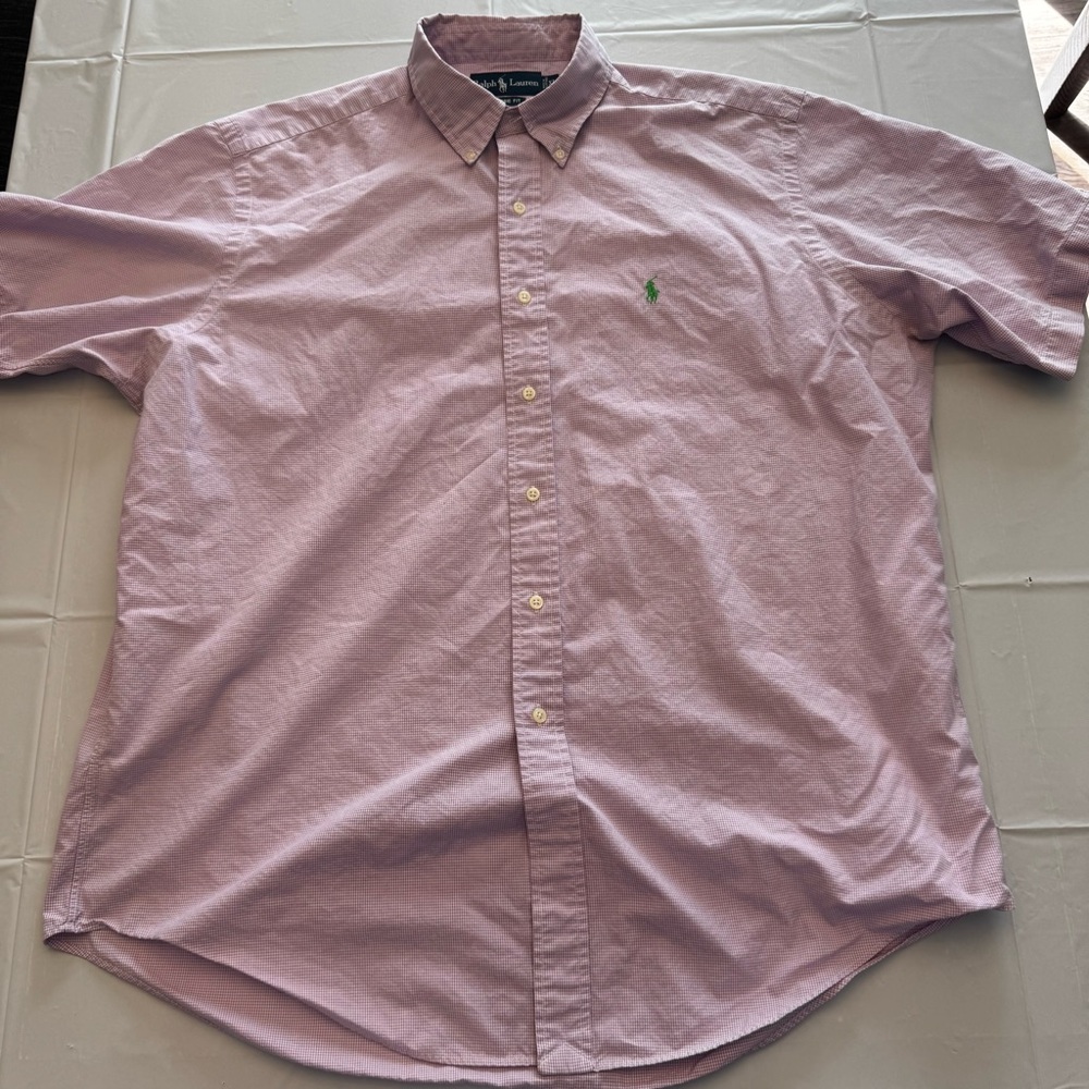 Ralph Lauren Purple Casual Button Down Shirt